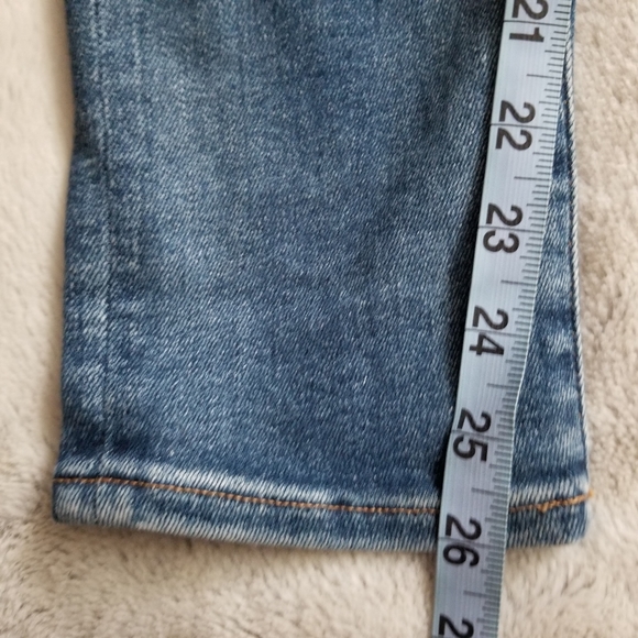 DENIM FORUM The Nico Mid Rise Skinny Crop Size 28 - Picture 15 of 16